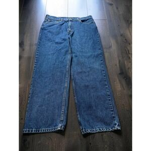 Levis 550 Relaxed Fit Medium Wash Denim Jeans Mens W38 L32 Baggy Y2k